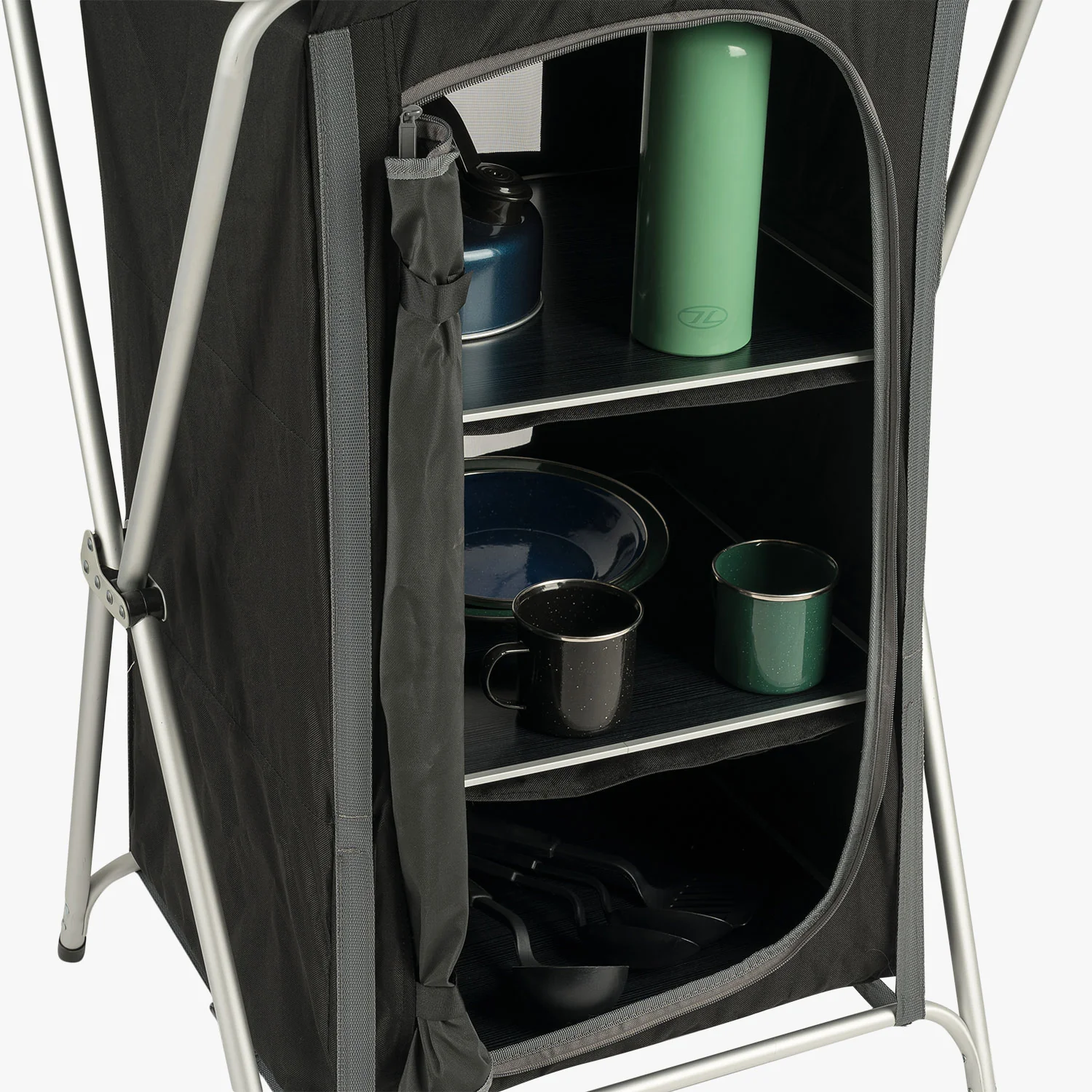 3 Shelf Folding Camping Cupboard - Image 5