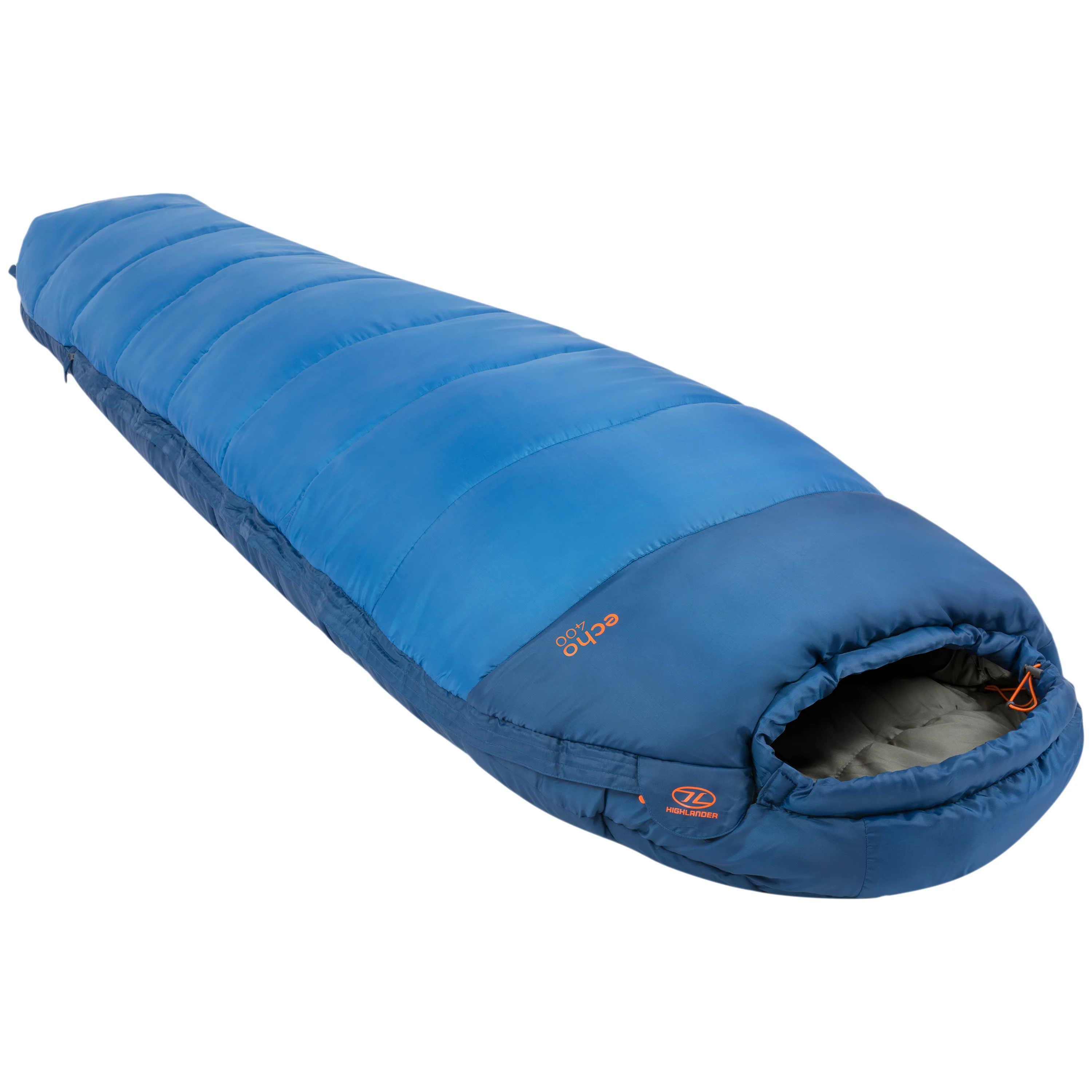 Echo 400 Mummy Sleeping Bag, Blue - Image 3