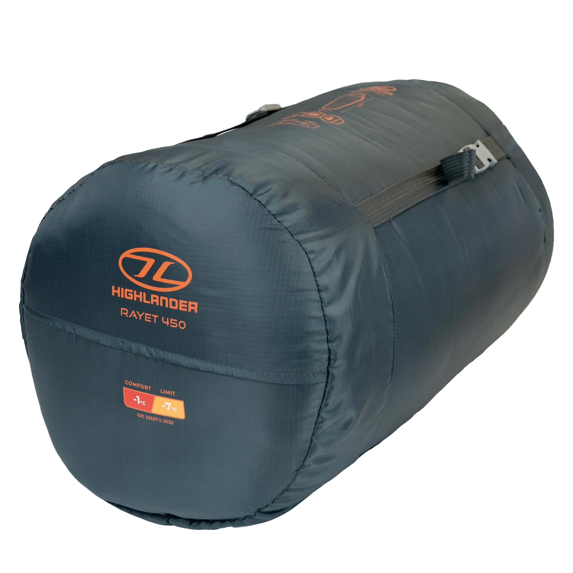 RAYET 450 Mummy Sleeping Bag, DARK GREY - Image 3