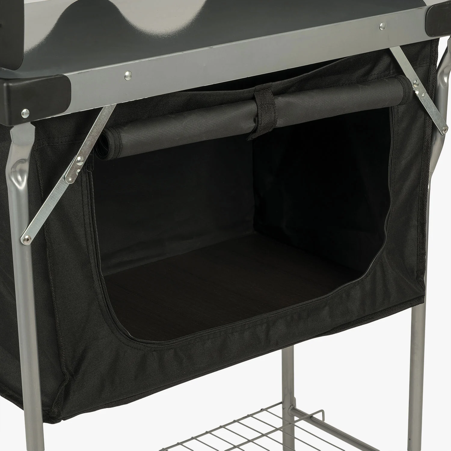 Steel Kitchen Camping Stand & Cupboard - Image 5