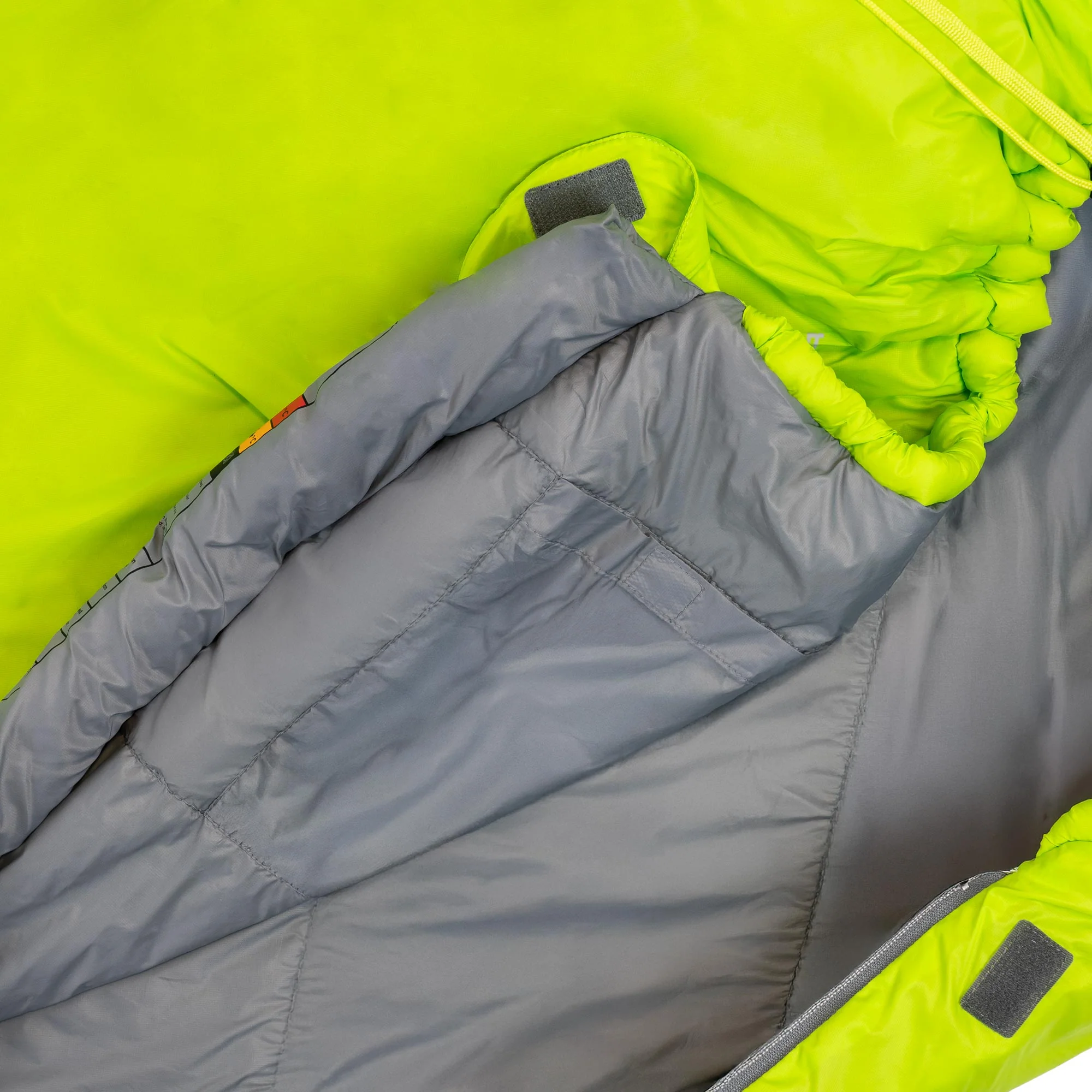 ZETA 50 Sleeping Bag, Lime Green - Image 5